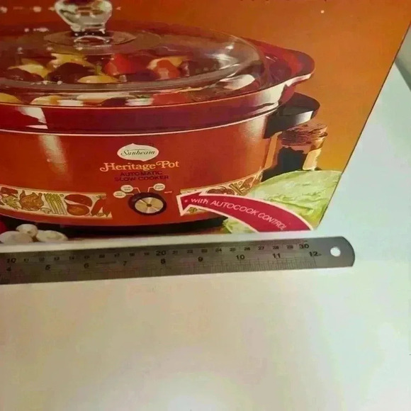 New in box! 1977 Sunbeam Heritage Pot 4 L slow cooker model SC-5 - Picture 12 of 12